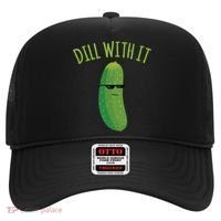 Dill With It Funny Pickle Cute Gift Hat thumb 0