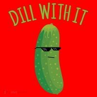 Dill With It Funny Pickle Cute Gift Santa Hat thumb 1