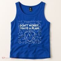 Dont Worry I Have A Plan Funny Critical Fail Tank Top thumb 2