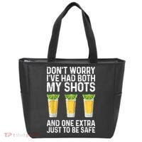 Don't Worry I've Had Both My Shots And One Extra Vaccinated Tote Bag thumb 0