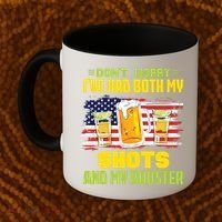 Don't Worry Ive Had Both My Shots And My Booster Funny Drinking Coffee Mug thumb 2