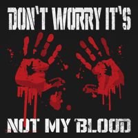 DonT Worry ItS Not My Blood Bloody Hand Chainsaw Women's Long Sleeve Shirt thumb 2