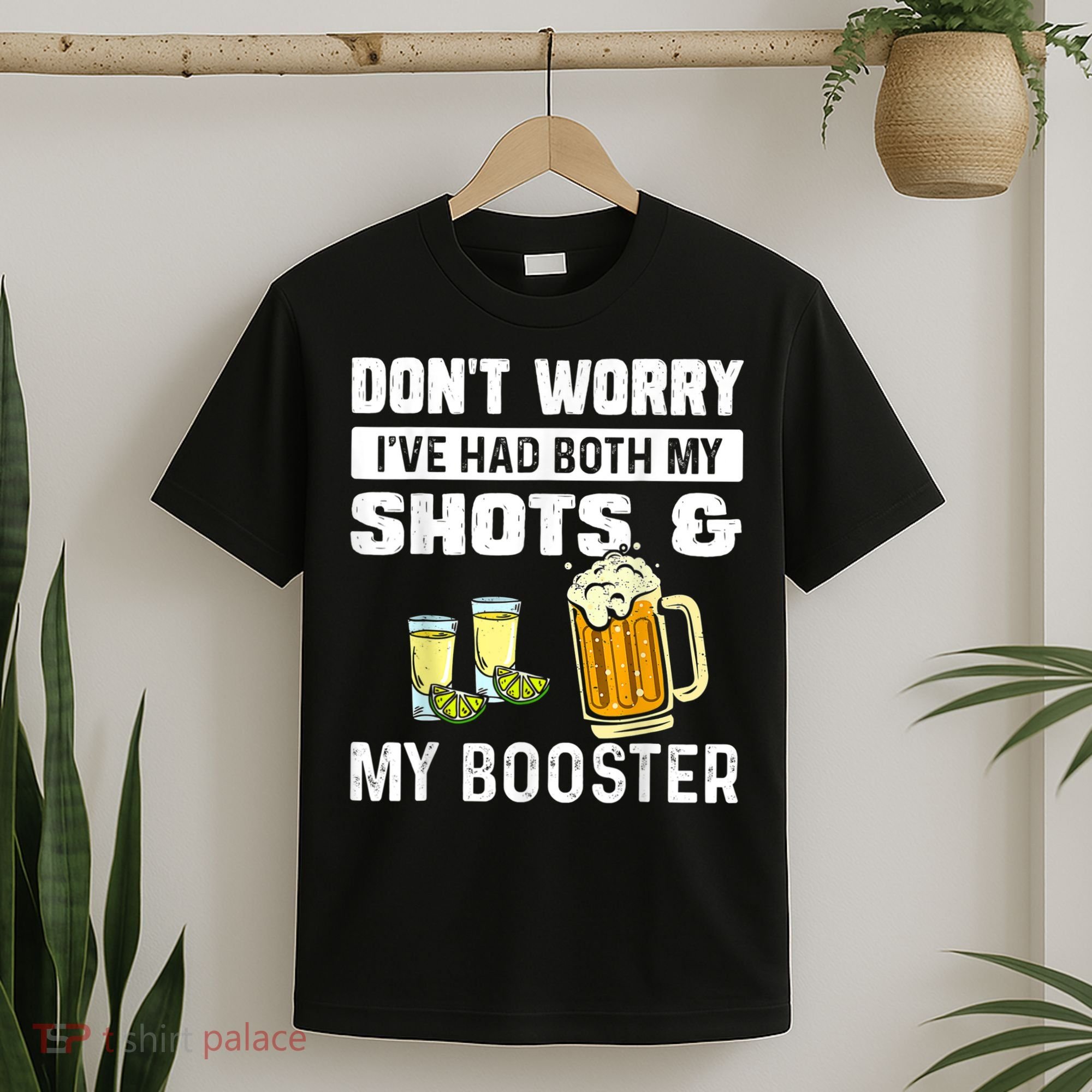Don't Worry I've Had Both My Shots American Flag 4th of July T-Shirt