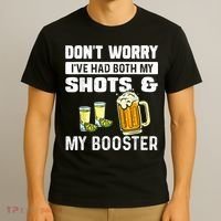 Don't Worry I've Had Both My Shots American Flag 4th of July T-Shirt thumb 3