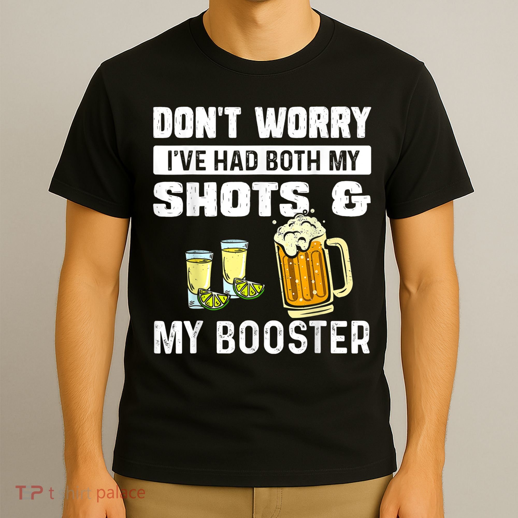 Don't Worry I've Had Both My Shots American Flag 4th of July T-Shirt