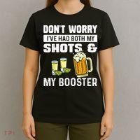 Don't Worry I've Had Both My Shots American Flag 4th of July T-Shirt thumb 4