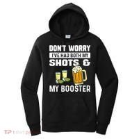 Don't Worry I've Had Both My Shots American Flag 4th of July Women's Hoodie thumb 0