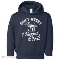 Don't Worry I Hugged It First Lumberjack Chainsaw Toddler Hoodie thumb 0