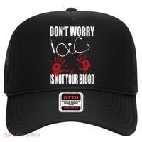 Don't Worry Is Not Your Blood Halloween Nurse Gift Hat thumb 0