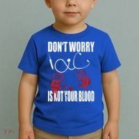 Don't Worry Is Not Your Blood Halloween Nurse Gift Toddler T-Shirt thumb 2