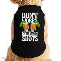 Don't Worry I Had Both My Shots Funny Tequila Drinking Doggie Tank thumb 0