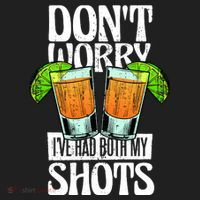 Don't Worry I Had Both My Shots Funny Tequila Drinking Beanie thumb 2