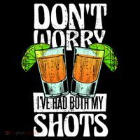 Don't Worry I Had Both My Shots Funny Tequila Drinking Women's Hoodie thumb 2