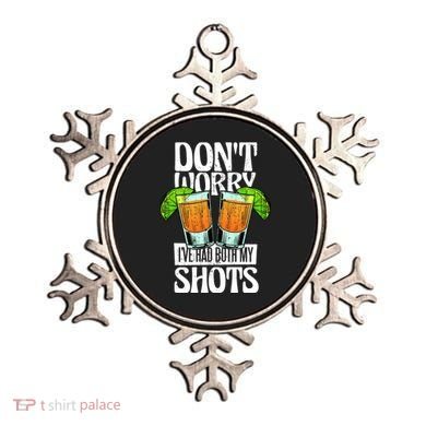 Don't Worry I Had Both My Shots Funny Tequila Drinking Ornament