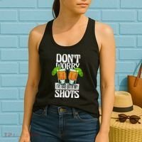 Don't Worry I Had Both My Shots Funny Tequila Drinking Women's Tank Top thumb 2