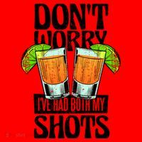 Don't Worry I Had Both My Shots Funny Tequila Drinking Santa Hat thumb 1