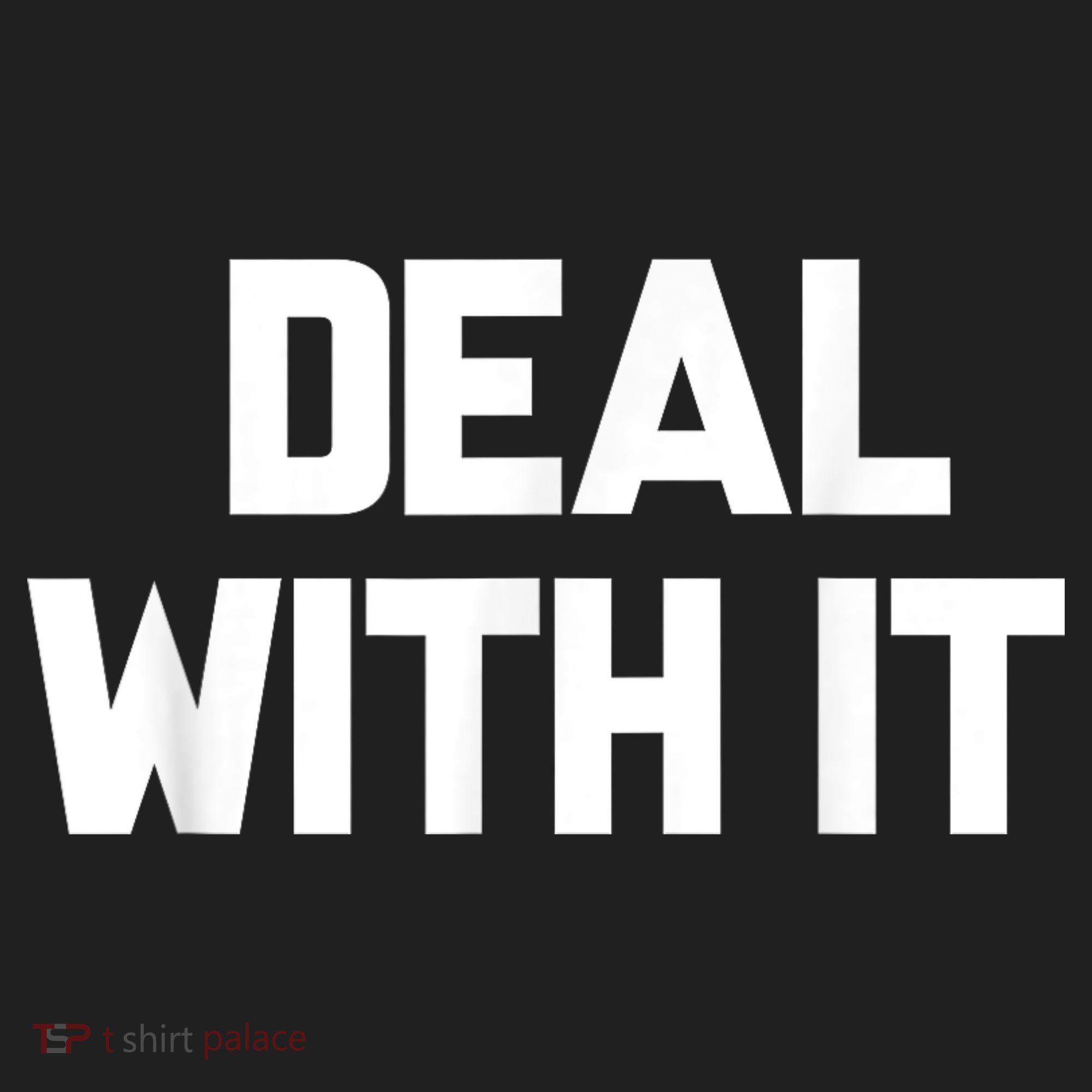 Deal With It Funny Sayings Gift For Men Women Crop Fleece Hoodie