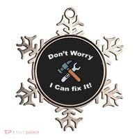 Don't Worry I Can Fix It! Funny Mechanic Ts Ornament thumb 0