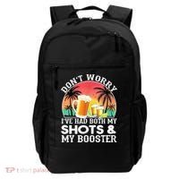 Don't Worry I've Had Both My Shots Booster Summer Sunset Gift Backpack thumb 0