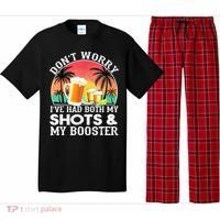 Don't Worry I've Had Both My Shots Booster Summer Sunset Gift Pajama Set thumb 0