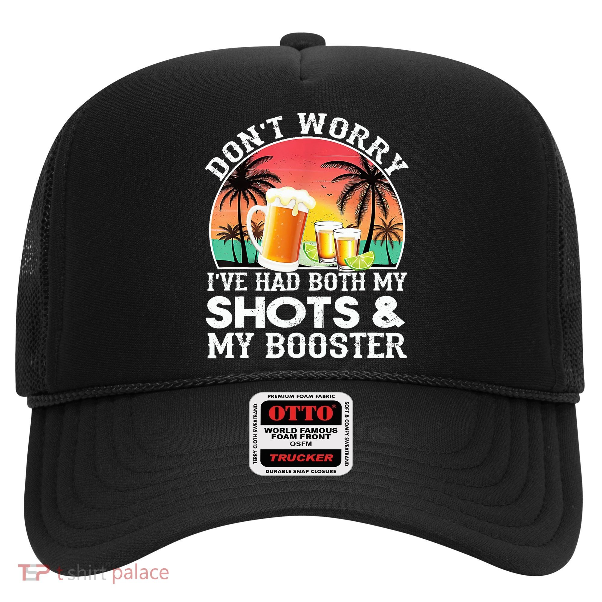 Don't Worry I've Had Both My Shots Booster Summer Sunset Gift Hat