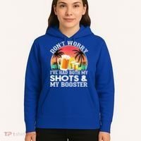 Don't Worry I've Had Both My Shots Booster Summer Sunset Gift Hoodie thumb 5