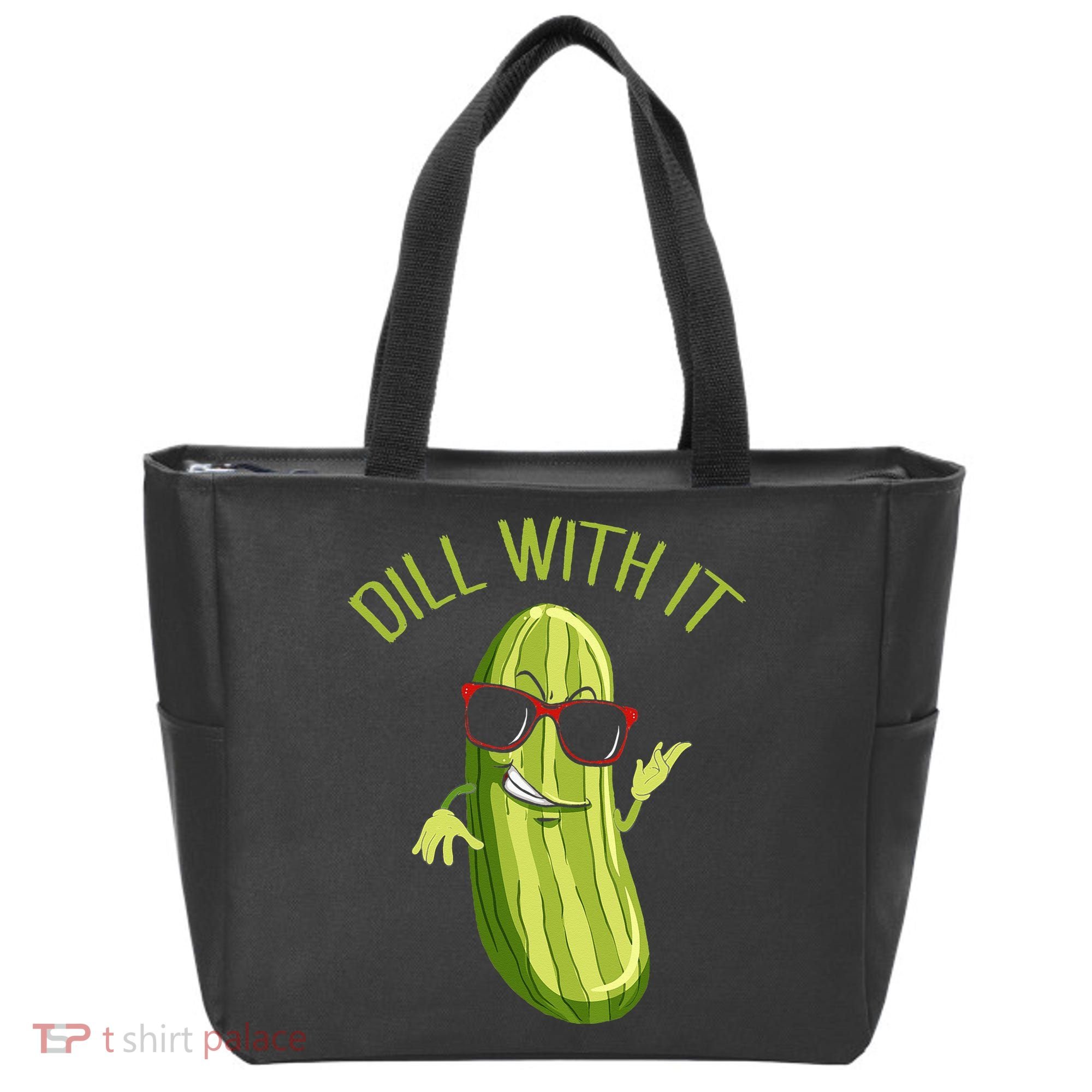 Dill With It Dill Pickle Dill Pickles Dill With It Tote Bag