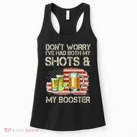 Don't Worry I've Had Both My Shots And My Booster Beer Women's Tank Top thumb 0