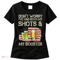 Don't Worry I've Had Both My Shots And My Booster Beer Women's T-Shirt thumb 0