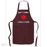 Dont Worry I Have A Plan Roleplaying Dice D20 Game Master Apron thumb 0