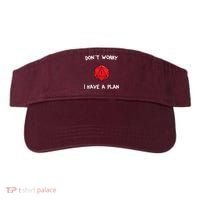 Dont Worry I Have A Plan Roleplaying Dice D20 Game Master Visor thumb 0