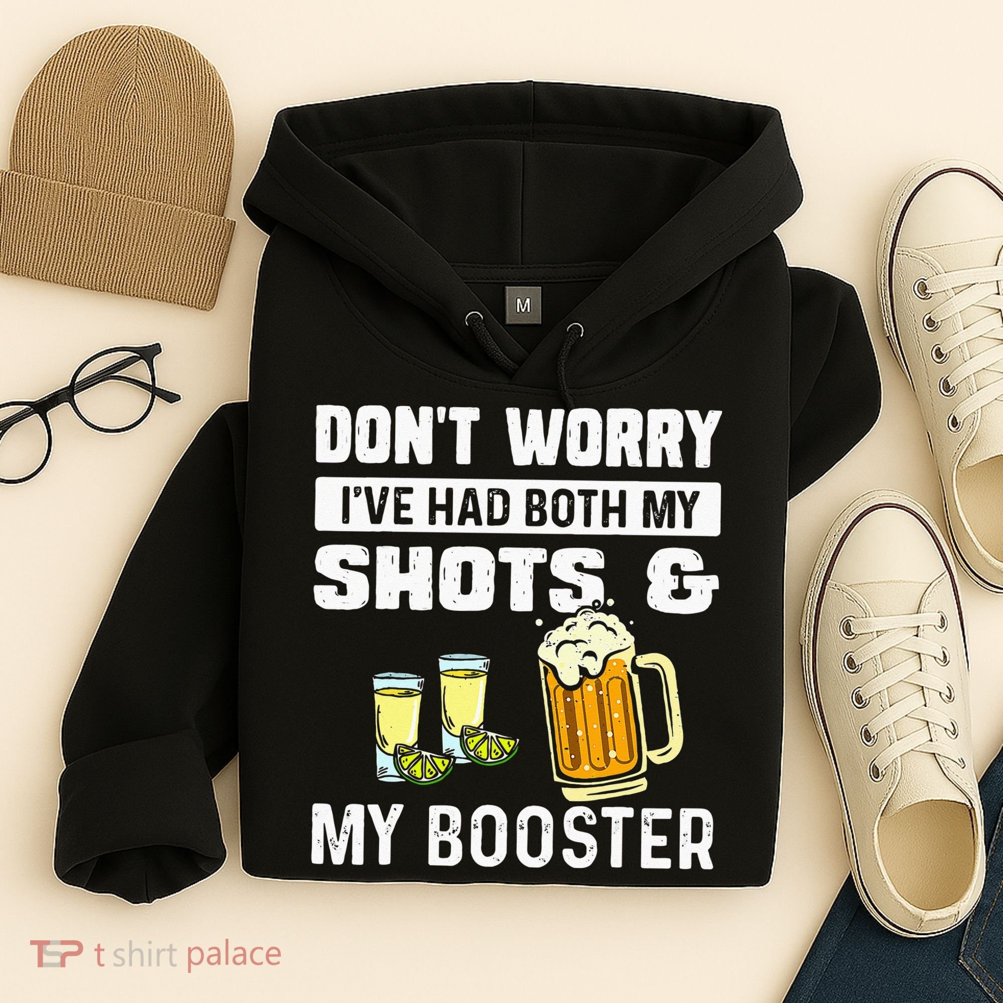Dont Worry Ive Had Both My Shots And Booster Funny Vaccine Hoodie