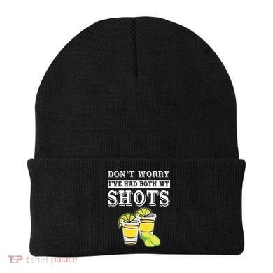 Don't worry I've had both my shots Funny Tequila Beanie
