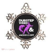 Dubstep Weed & Jacking Off Techno Rave Edm Festival Grunge Ornament thumb 0