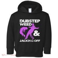 Dubstep Weed & Jacking Off Techno Rave Edm Festival Grunge Toddler Hoodie thumb 0