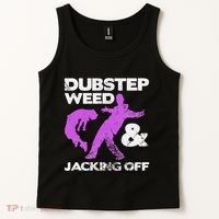 Dubstep Weed & Jacking Off Techno Rave Edm Festival Grunge Tank Top thumb 2
