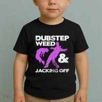 Dubstep Weed & Jacking Off Techno Rave Edm Festival Grunge Toddler T-Shirt thumb 2