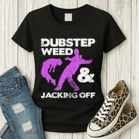 Dubstep Weed & Jacking Off Techno Rave Edm Festival Grunge Women's T-Shirt thumb 3