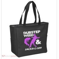 Dubstep Weed & Jacking Off Techno Rave Edm Festival Grunge Tote Bag thumb 2
