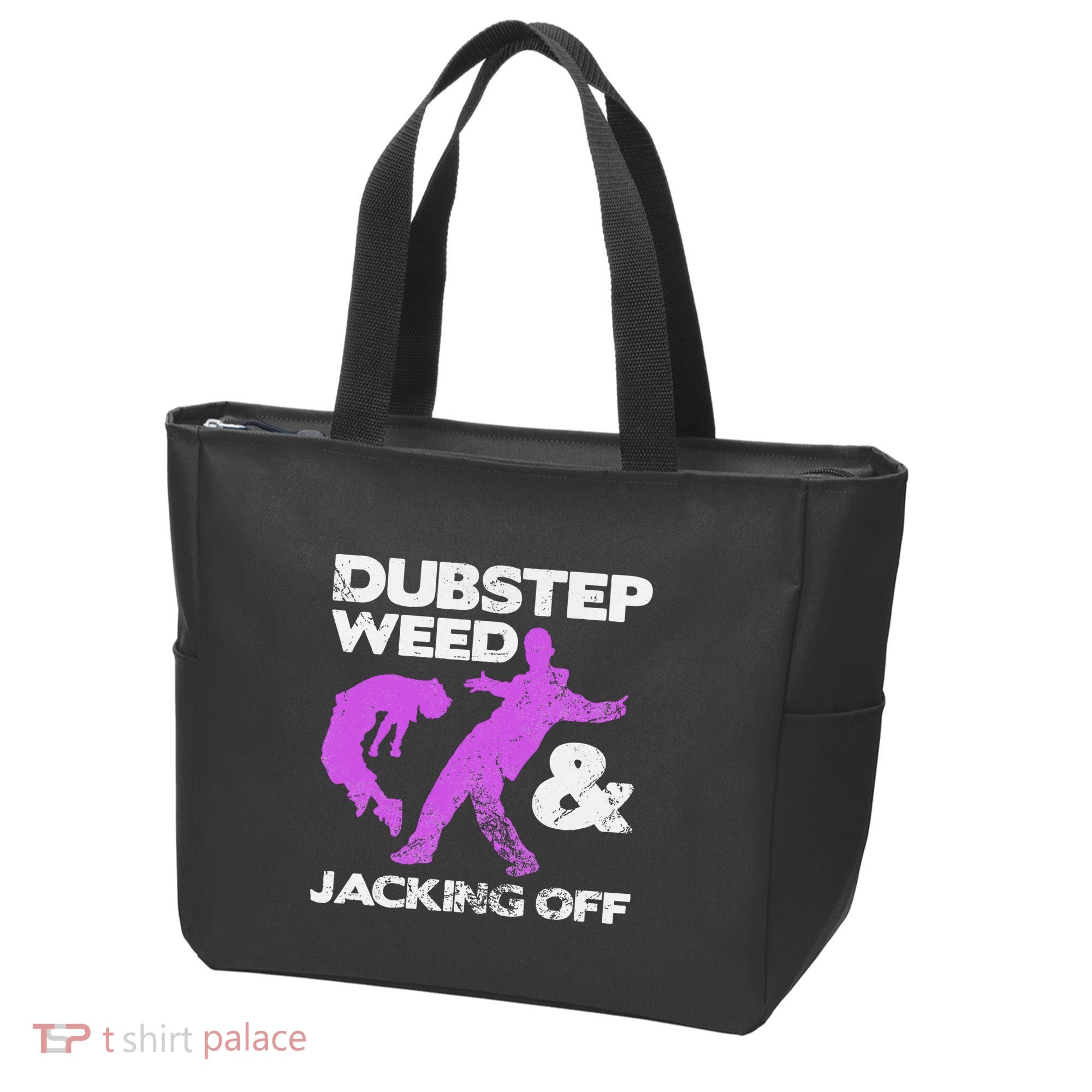 Dubstep Weed & Jacking Off Techno Rave Edm Festival Grunge Tote Bag