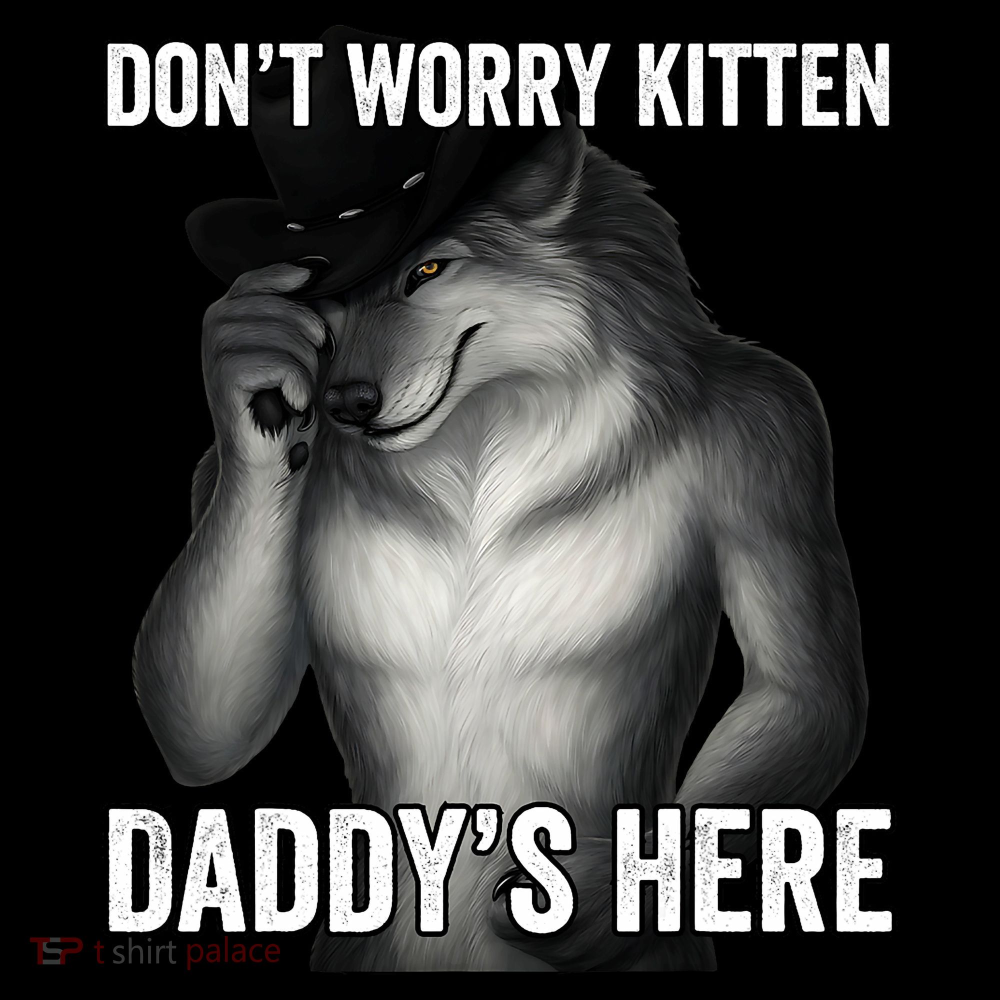 DonT Worry Kitten DaddyS Here Toddler Hoodie