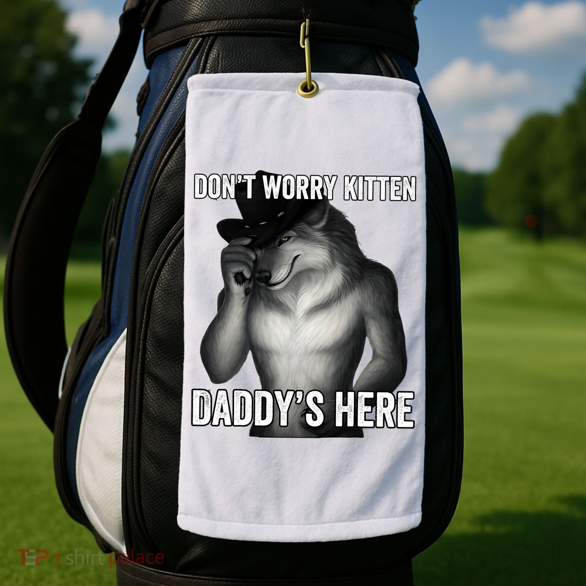 DonT Worry Kitten DaddyS Here Golf Towel