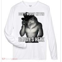DonT Worry Kitten DaddyS Here Zone Performance Long-Sleeve T-Shirt thumb 0