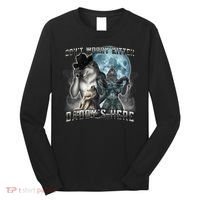 Don't Worry Kitten Daddy's Here Alpha Wolf Long Sleeve Shirt thumb 0