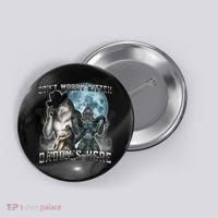 Don't Worry Kitten Daddy's Here Alpha Wolf Button thumb 0