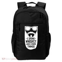 I Drink Whiskey And I Know Things Backpack thumb 0