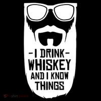 I Drink Whiskey And I Know Things Coaster thumb 2
