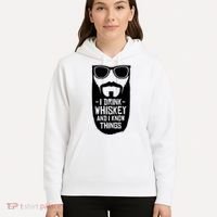 I Drink Whiskey And I Know Things Hoodie thumb 5
