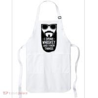 I Drink Whiskey And I Know Things Apron thumb 0
