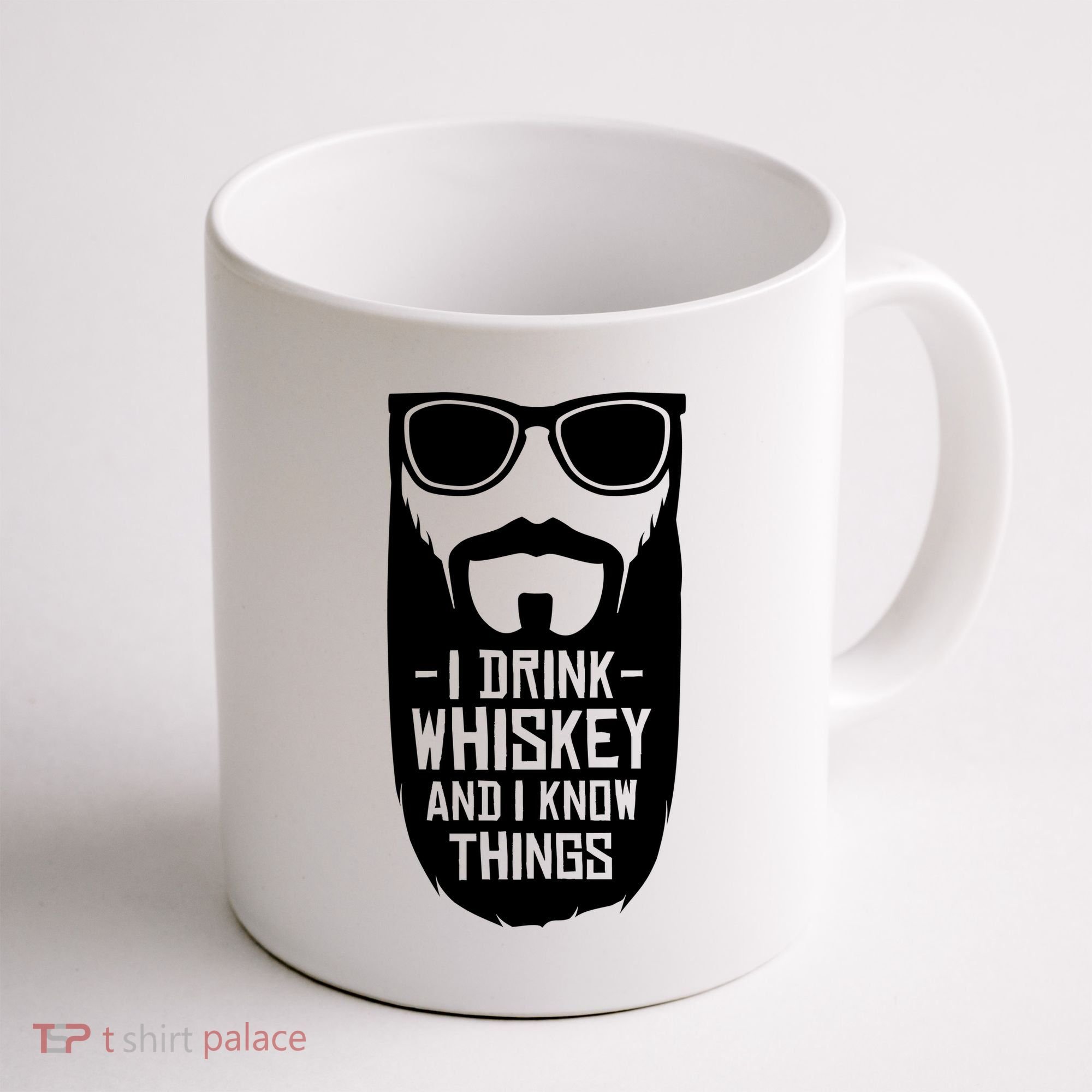 I Drink Whiskey And I Know Things Coffee Mug